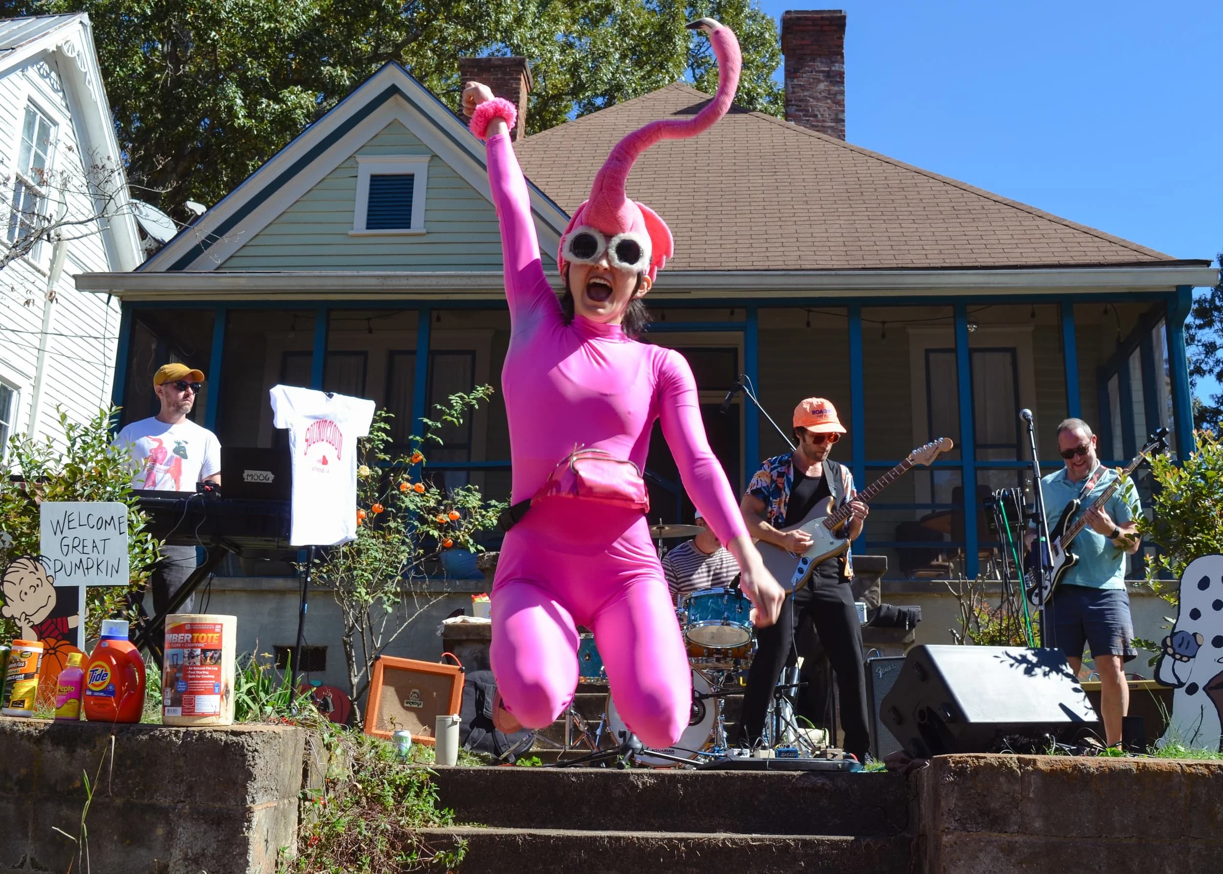 Local musicians performing